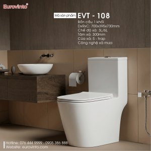 Bồn Cầu Eurovinto EVT - 108 14 Bồn Cầu Eurovinto EVT - 108