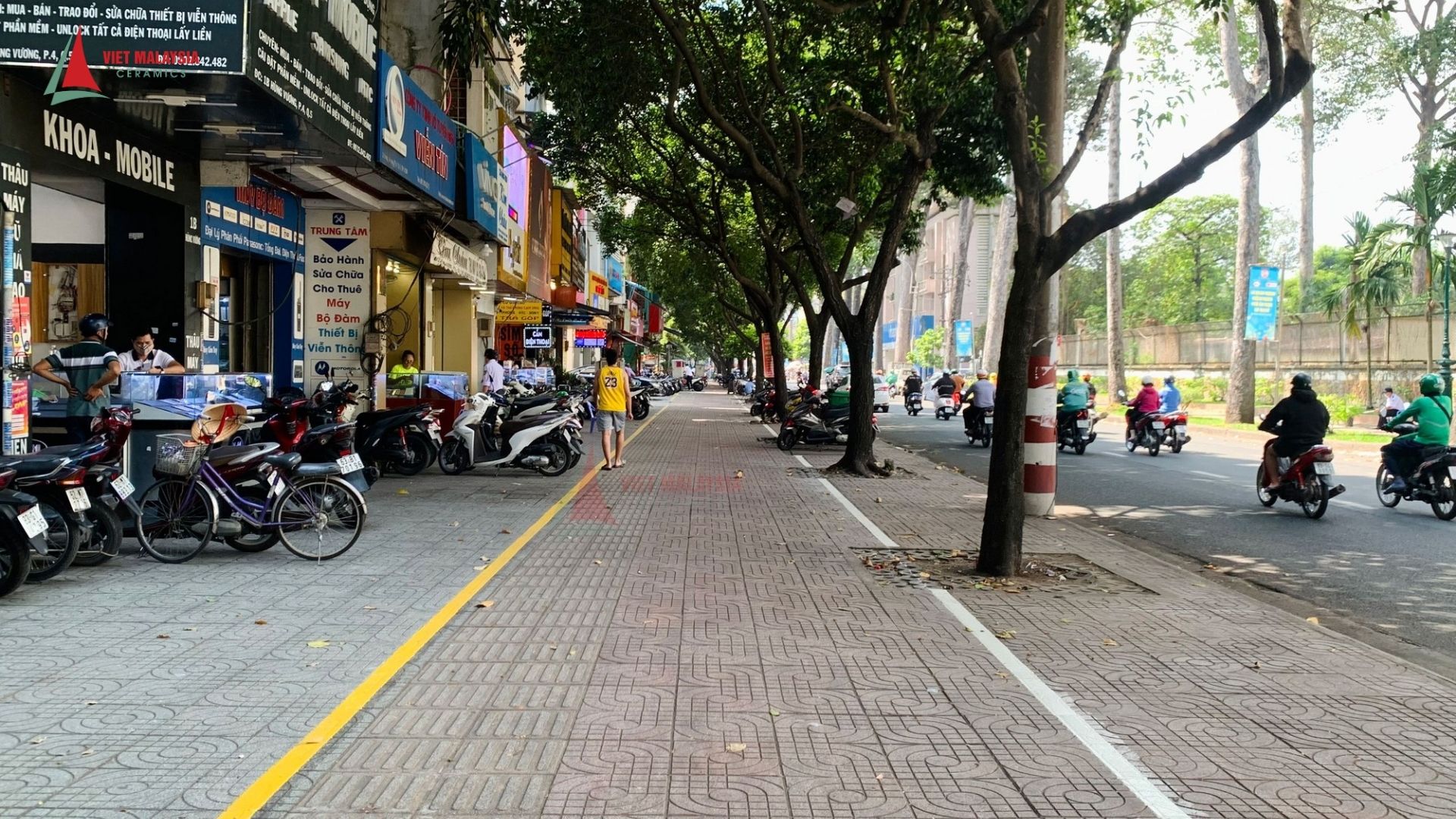 Gạch vỉa hè Terrazzo – Bền bỉ và an toàn cho không gian ngoài trời.