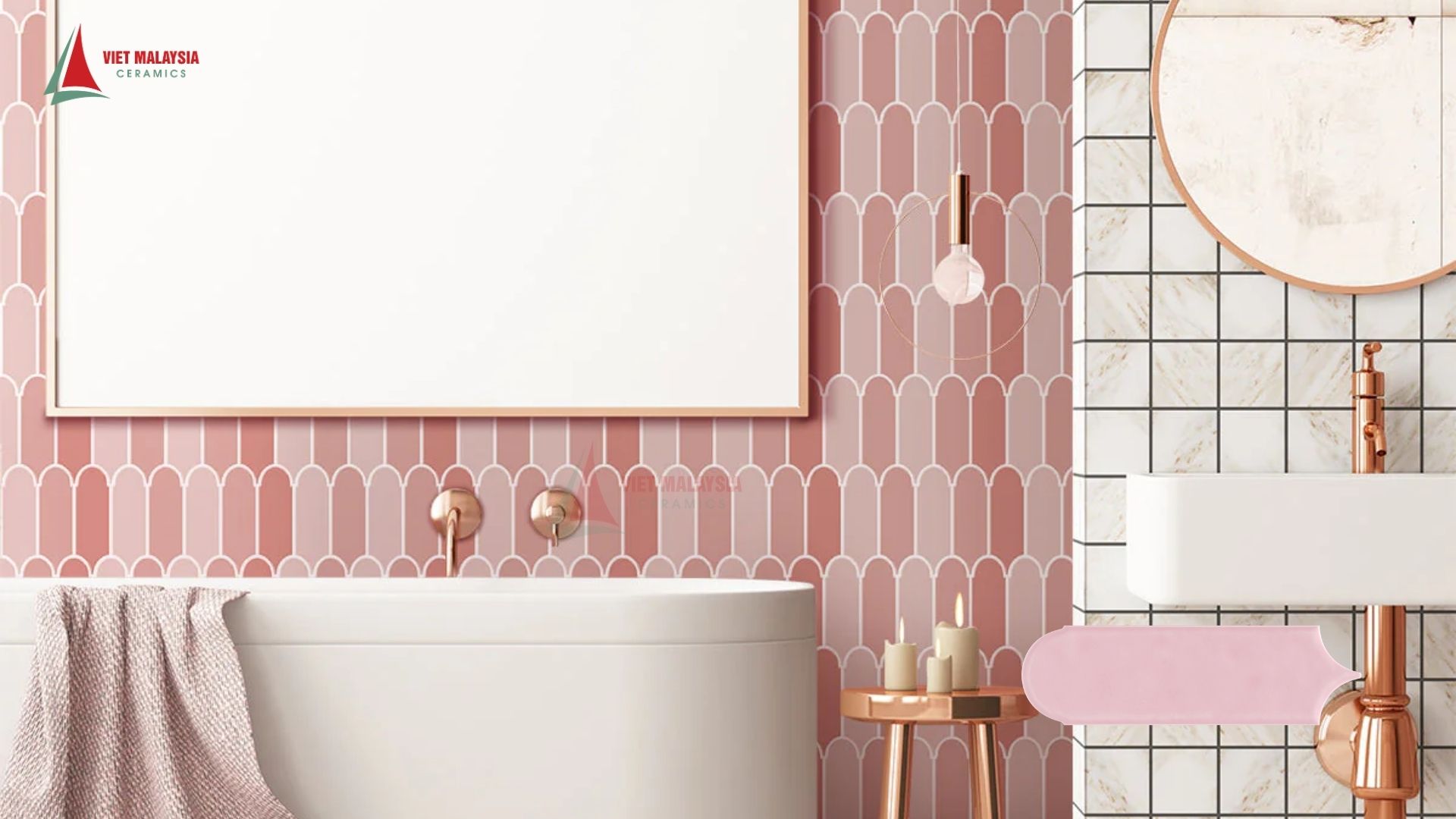 Gạch ceramics trang trí phòng tắm – MS903MYU-03