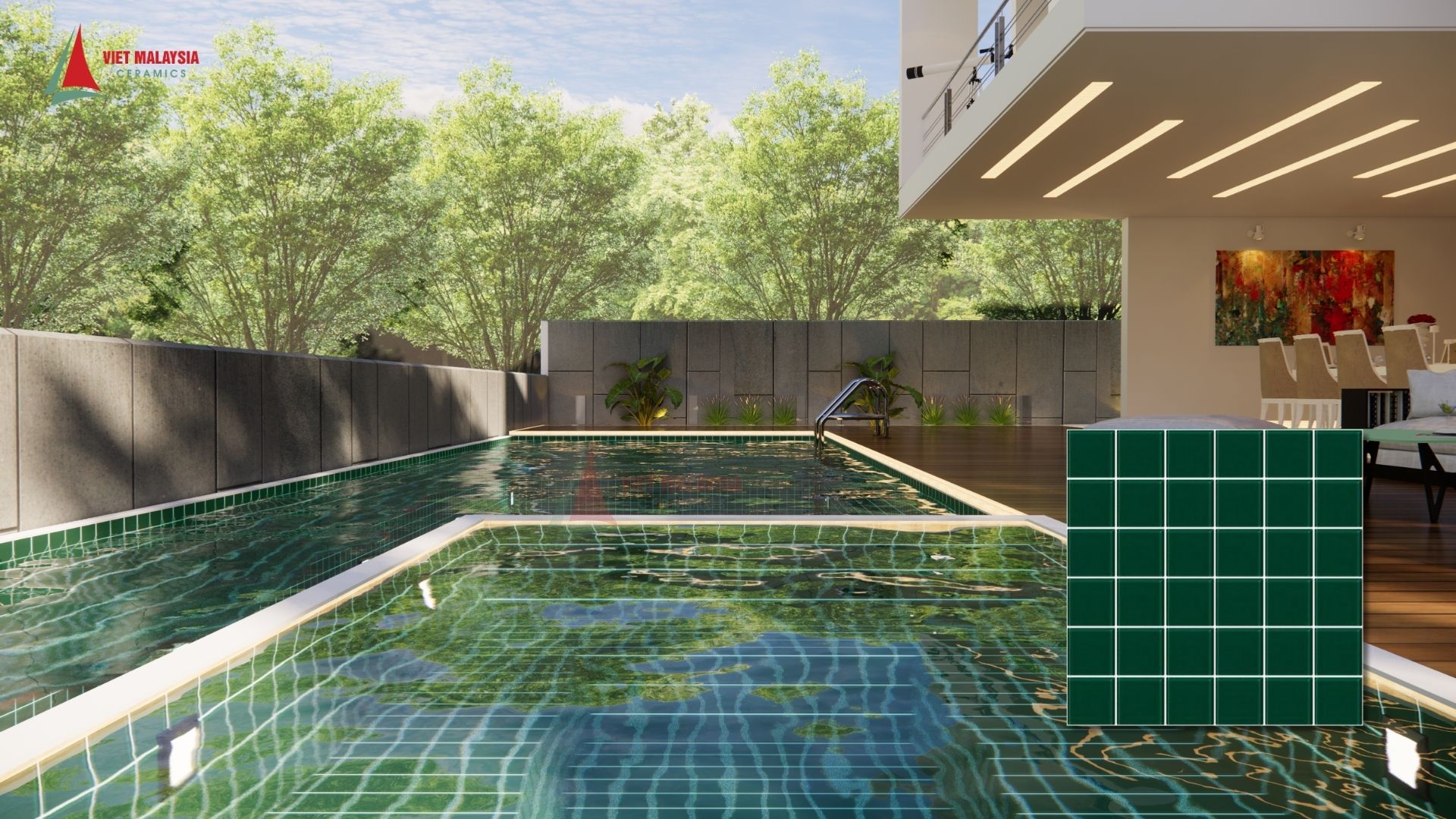 Gạch mosaic ốp hồ bơi – MS361812A