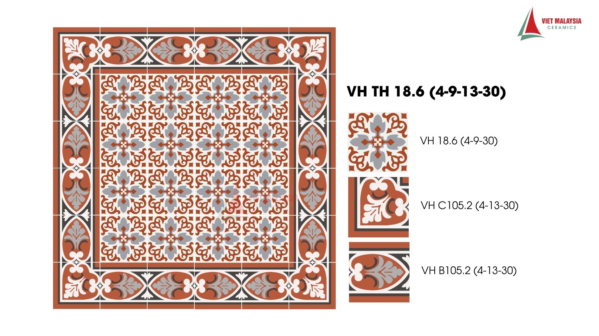 Mẫu thảm gạch bông lớn tại phòng ăn căn hộ cao cấp - VH TH 18.6