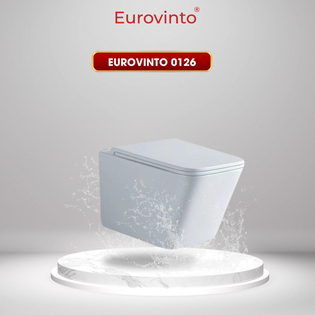 Bồn cầu Eurovinto EVT - 0126 giúp tiết kiệm diện tích