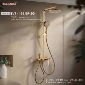 Sen tắm Eurovinto EVT V2-YX 3 Sen tắm Eurovinto EVT 19110F-2G