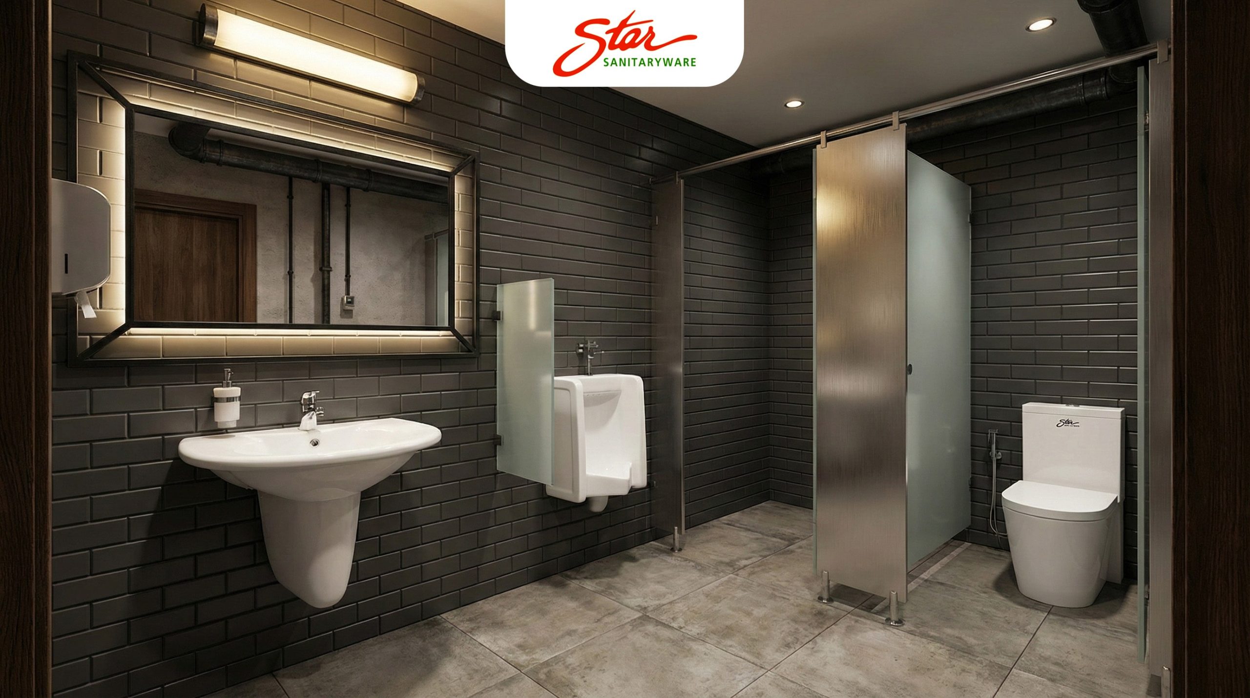 Lavabo chân đứng nghệ thuật Thiết Bị Vệ Sinh STAR phù hợp phong cách Indochine - Có tại Thiết Bị Vệ Sinh Eurovinto.