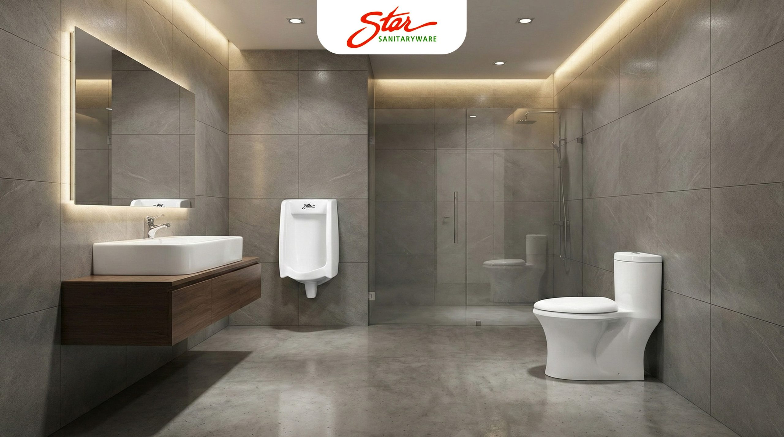 Mẫu Bồn cầu 1 khối Thiết Bị Vệ Sinh STAR bền bỉ cho khách sạn Boutique phong cách hoài niệm - Thiết Bị Vệ Sinh Eurovinto.