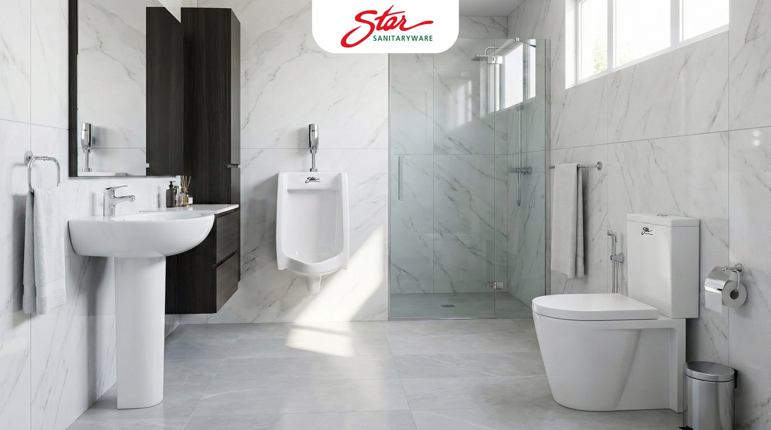 Bồn tiểu nam men Nano Thiết Bị Vệ Sinh STAR cho phòng tắm Master đẳng cấp - Cung cấp bởi Thiết Bị Vệ Sinh Eurovinto.