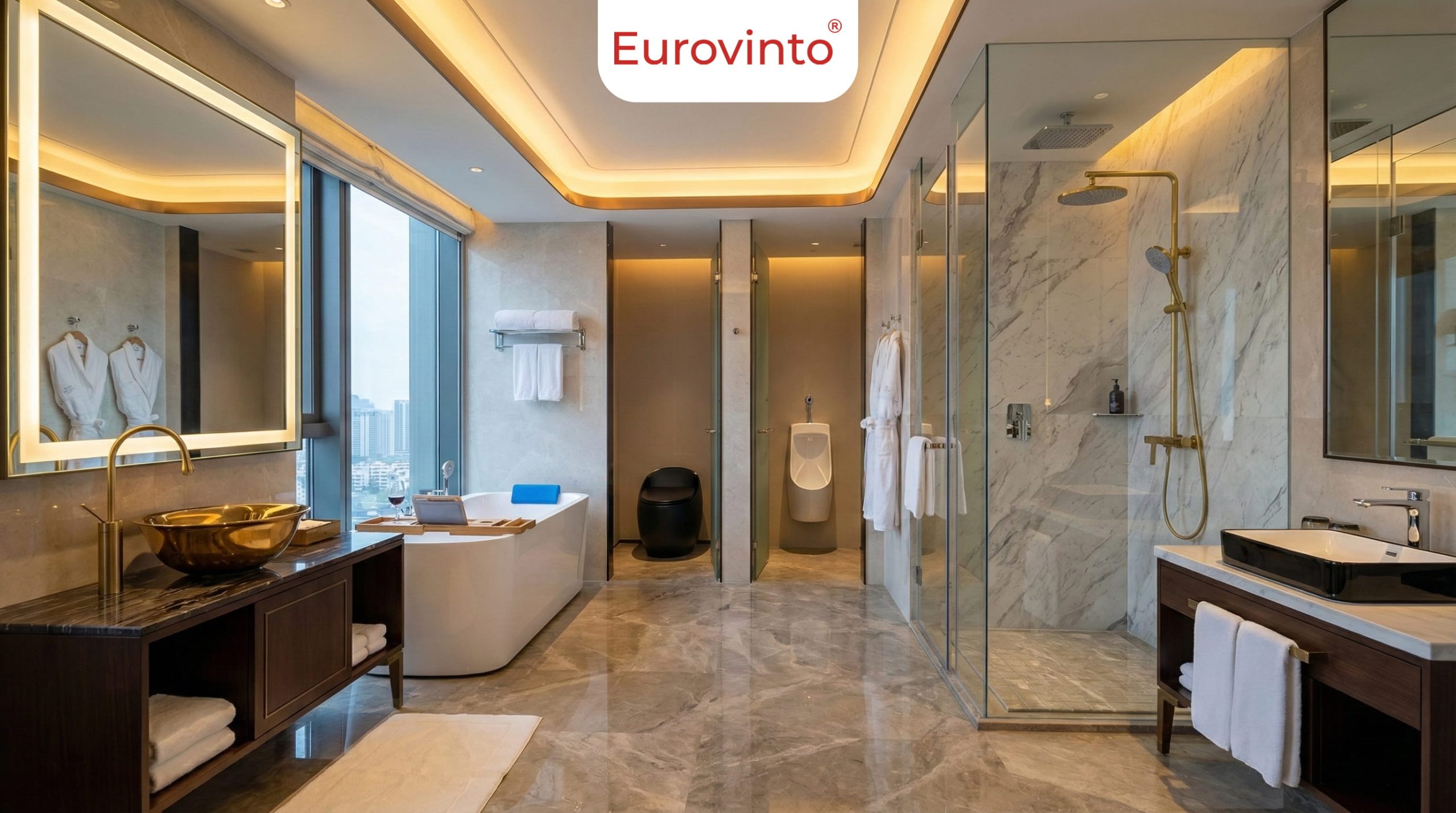 Mẫu Gương soi Eurovinto EVT – FN60x80 – Giải pháp tạo chiều sâu không gian đúng tiêu chuẩn lắp đặt thiết bị vệ sinh.